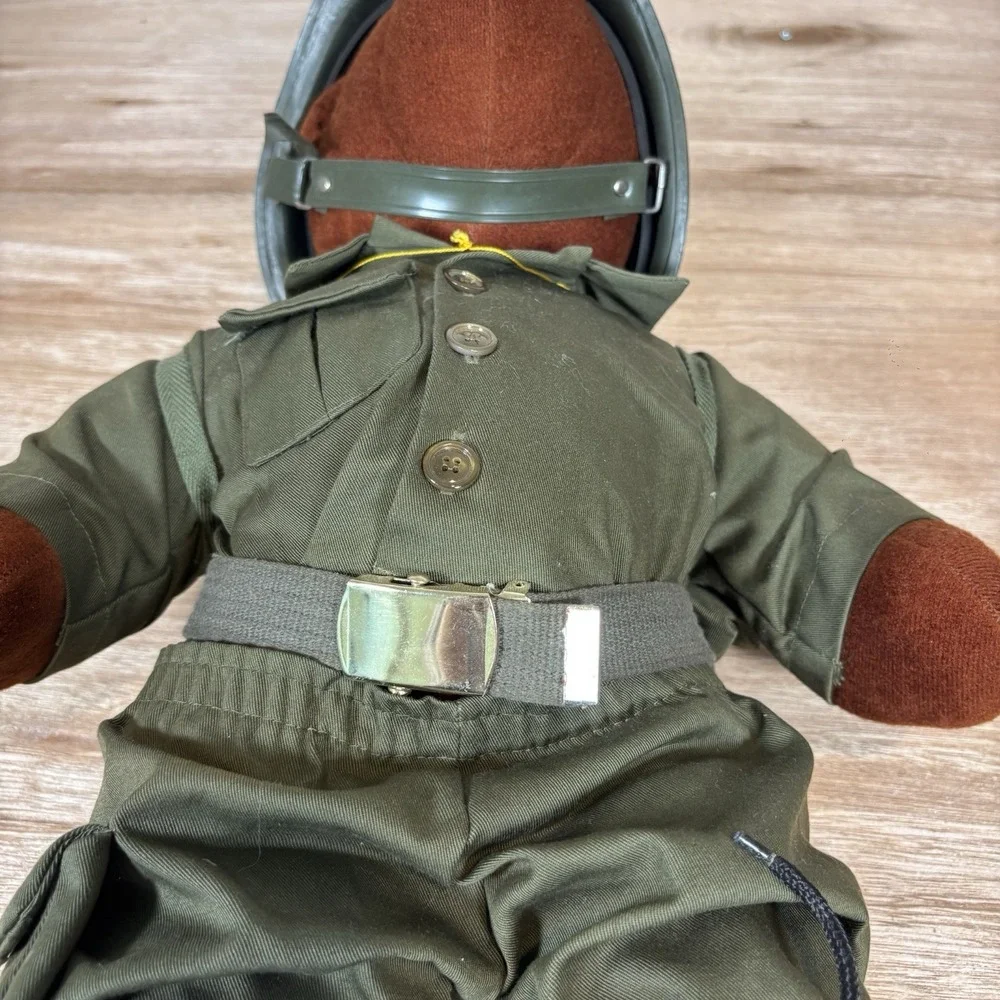 Vintage North American Bear Co VIB Bearatrooper Plush Military Teddy Bear 1986